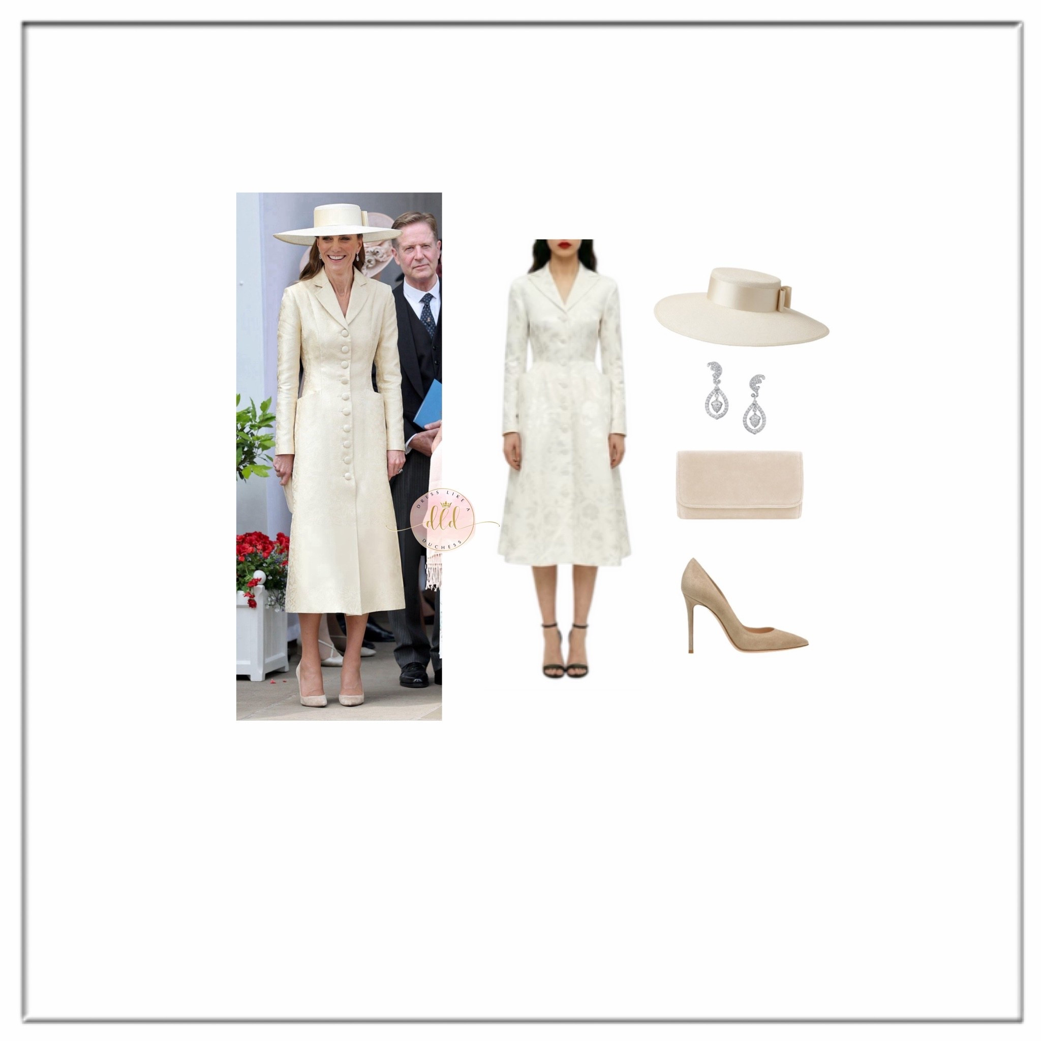 6/15/26 Kate Middleton at Order of the Garter in Patrick McDowell Wales coat