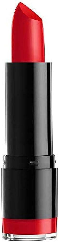 NYX PROFESSIONAL MAKEUP Extra Creamy Round Lipstick - Electra (True Red) | Amazon (US)