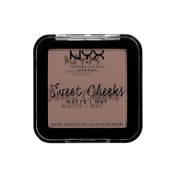 NYX PROFESSIONAL MAKEUP Sweet Cheeks Matte Blush, So Taupe | Amazon (US)