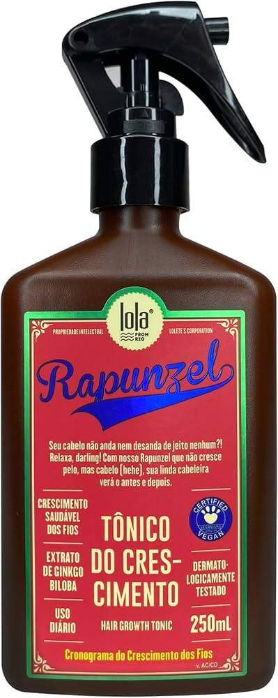 Tônico de crescimento Rapunzel, Lola Cosmetics | Amazon (BR)