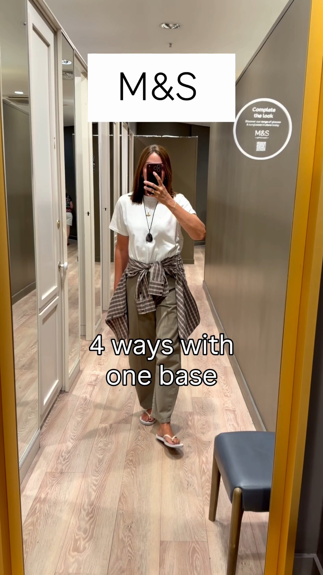 I found a great pair of trousers at M&S so I thought I’d create four easy looks with one base. 
I’m in 12 trousers, medium jumper, 12 shirt, medium t shirt.
(Images may show different colours but exact products are linked)

#LTKuk #LTKstyletip #LTKover50style