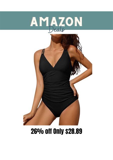 Amazon prime deal on this one one piece tummy control swimsuit!! Just in time for those summer vacations  

#LTKtravel #LTKsalealert #LTKunder50