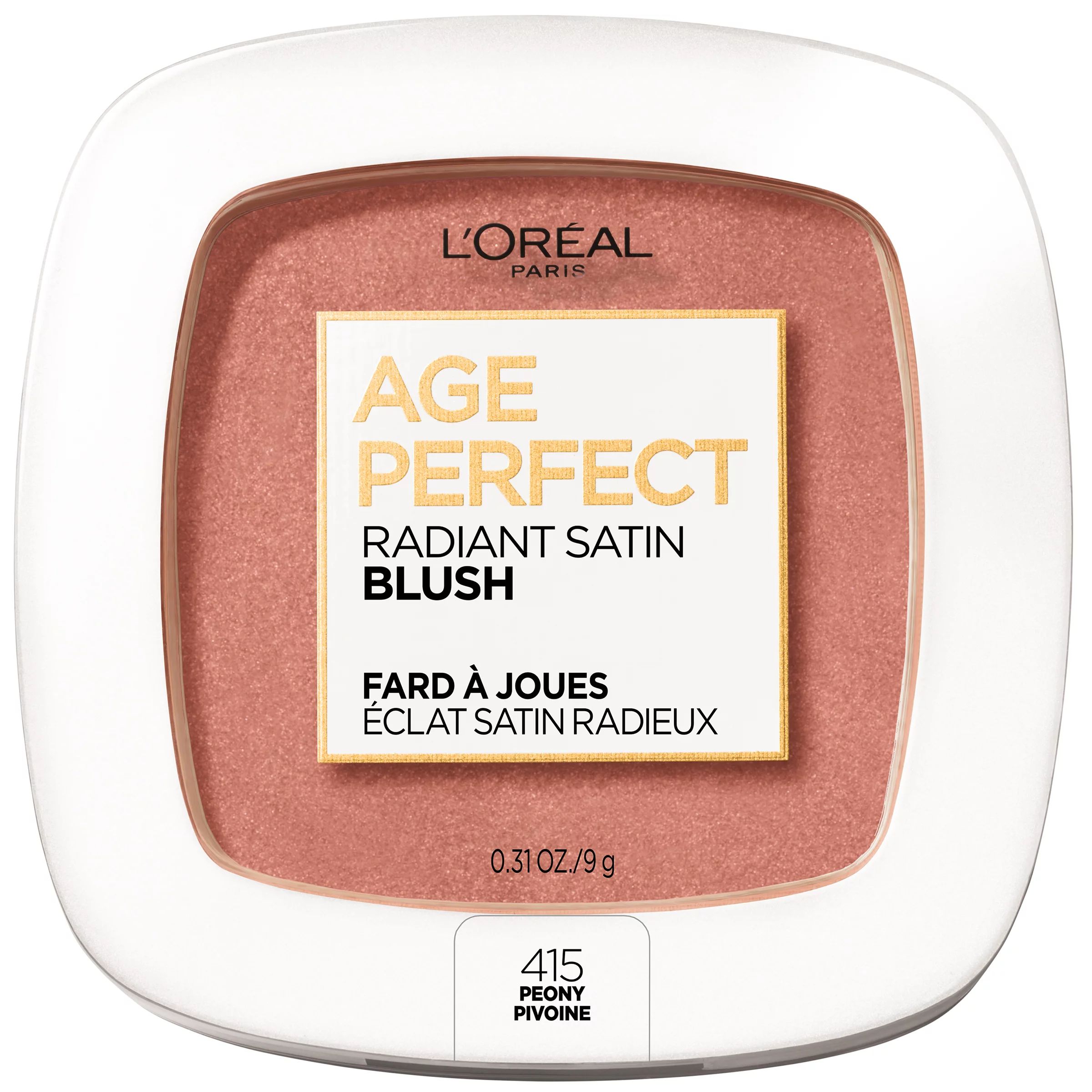 L'Oreal Paris Age Perfect Radiant Satin Blush with Camellia Oil, Peony, 0.31 oz - Walmart.com | Walmart (US)