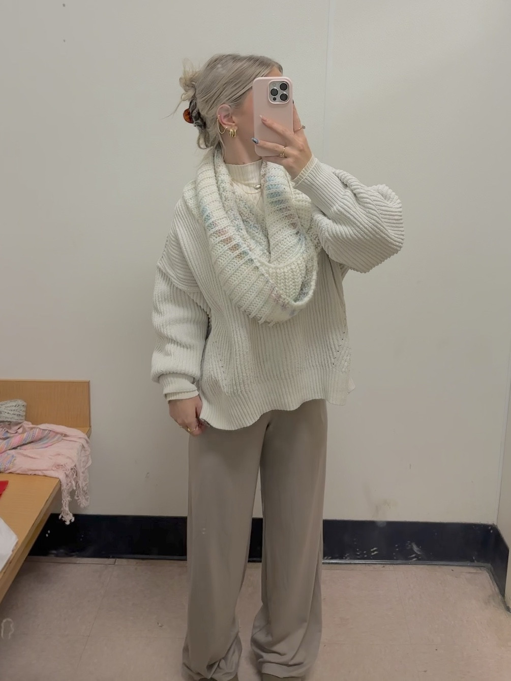 trendy vanilla girl outfit inspo, winter fashion, girly winter outfit inspo, how to style a scarf, cute outfit for cold weather

#LTKStyleTip #LTKSeasonal