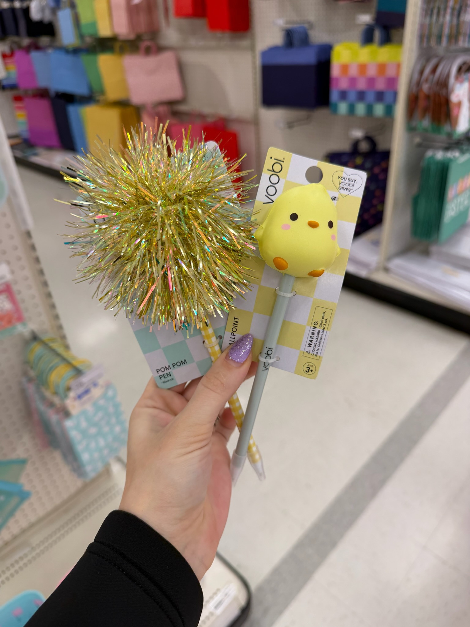 The cutest little Easter basket stuffers! These fun pom pom and chick pens are perfect for adding a pop of color (and fun!) to your kids’ baskets or spring surprises!  

 #LTKSpringSale #LTKSeasonal #LTKKids