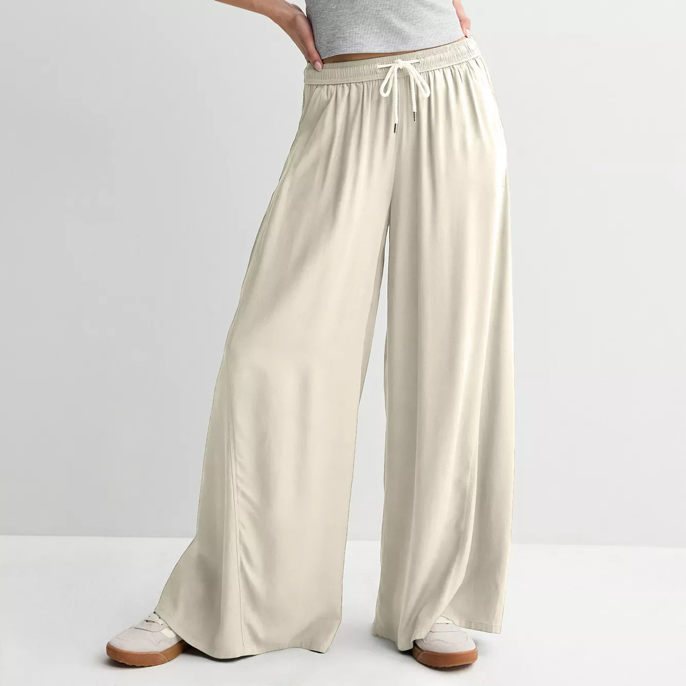 Juniors' SO\u00ae High Rise Baggy Wide Leg Pants | Kohl's