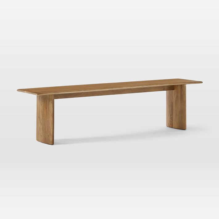 Anton Solid Wood Dining Bench (58"–106") | West Elm (US)
