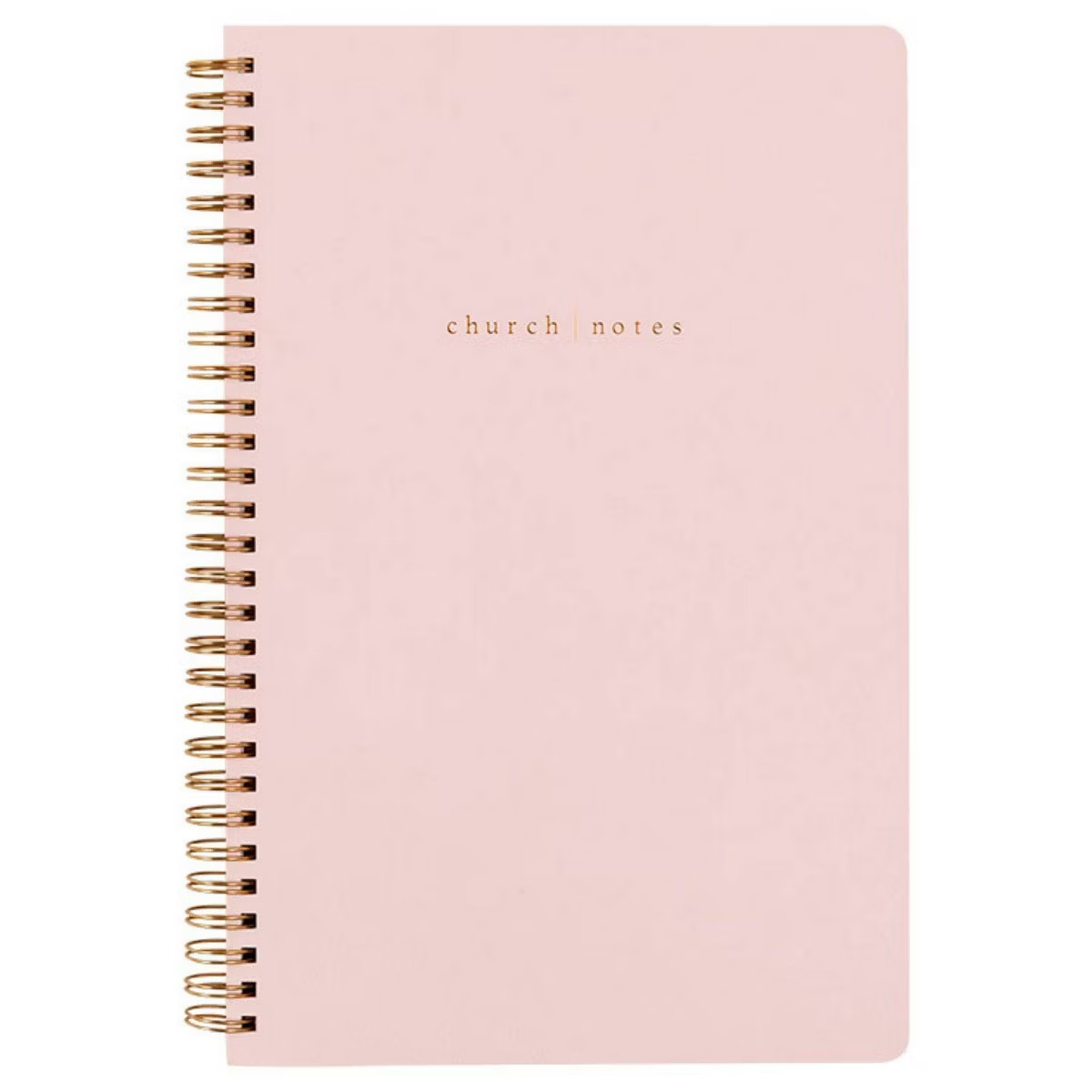 College Ruled 1 Subject Spiral Notebook Blush - Church Notes | Target