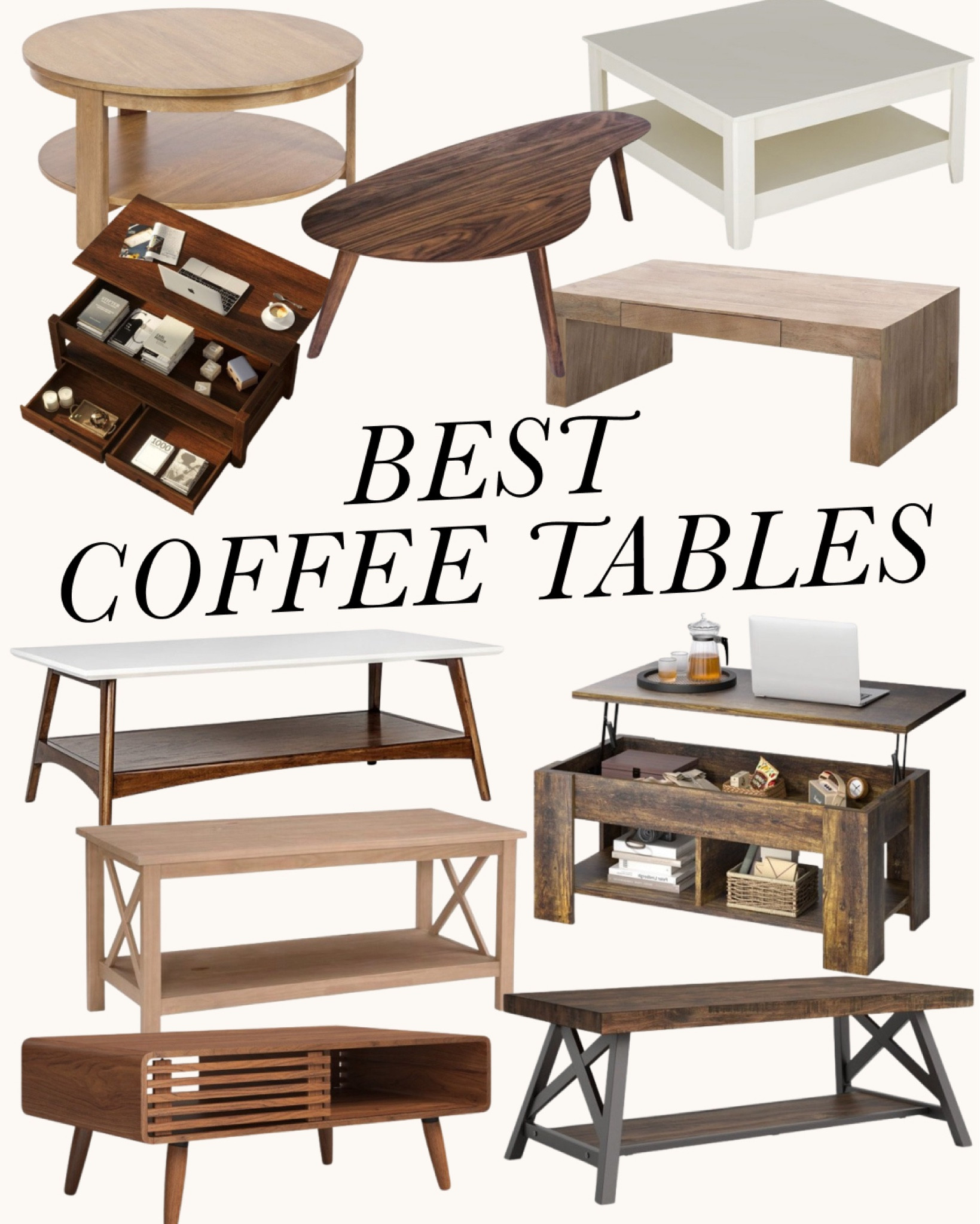 #ad I'm always on the lookout for stylish and affordable furniture pieces that can transform a room. If your current coffee table is looking a little tired, it might be time for an upgrade. Luckily, @Wayfair has an amazing selection of coffee tables in all different styles, sizes, and price points. Here is my selection of the best coffee tables from Wayfair! #wayfair

#LTKHome