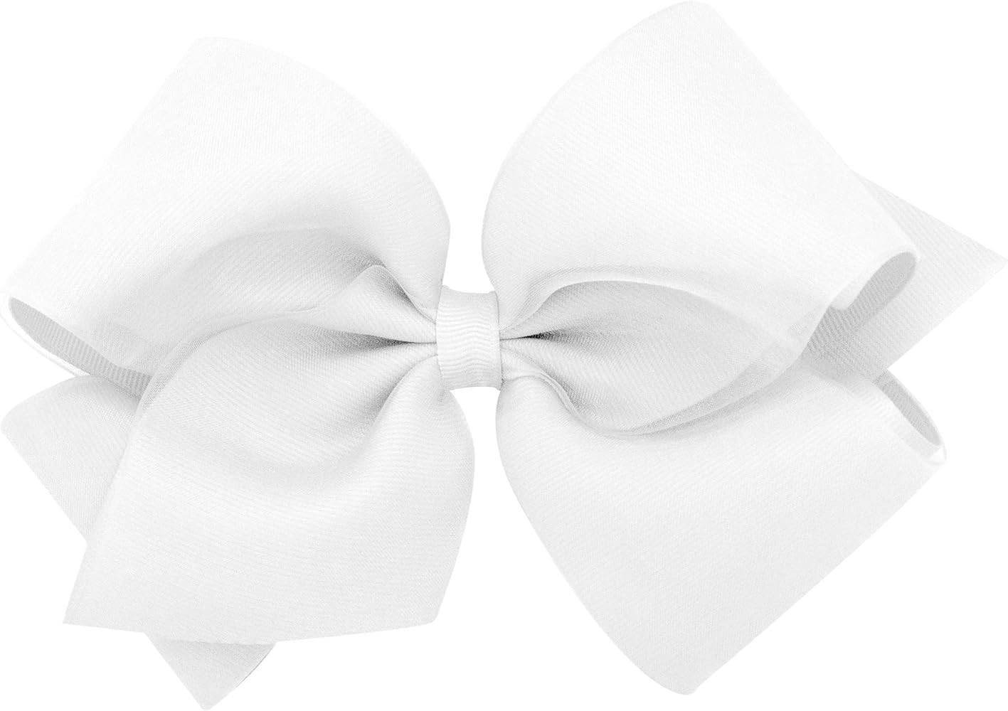 Wee Ones Girls' King Organza Overlay Hair Bow on a WeeStay Clip | Amazon (US)