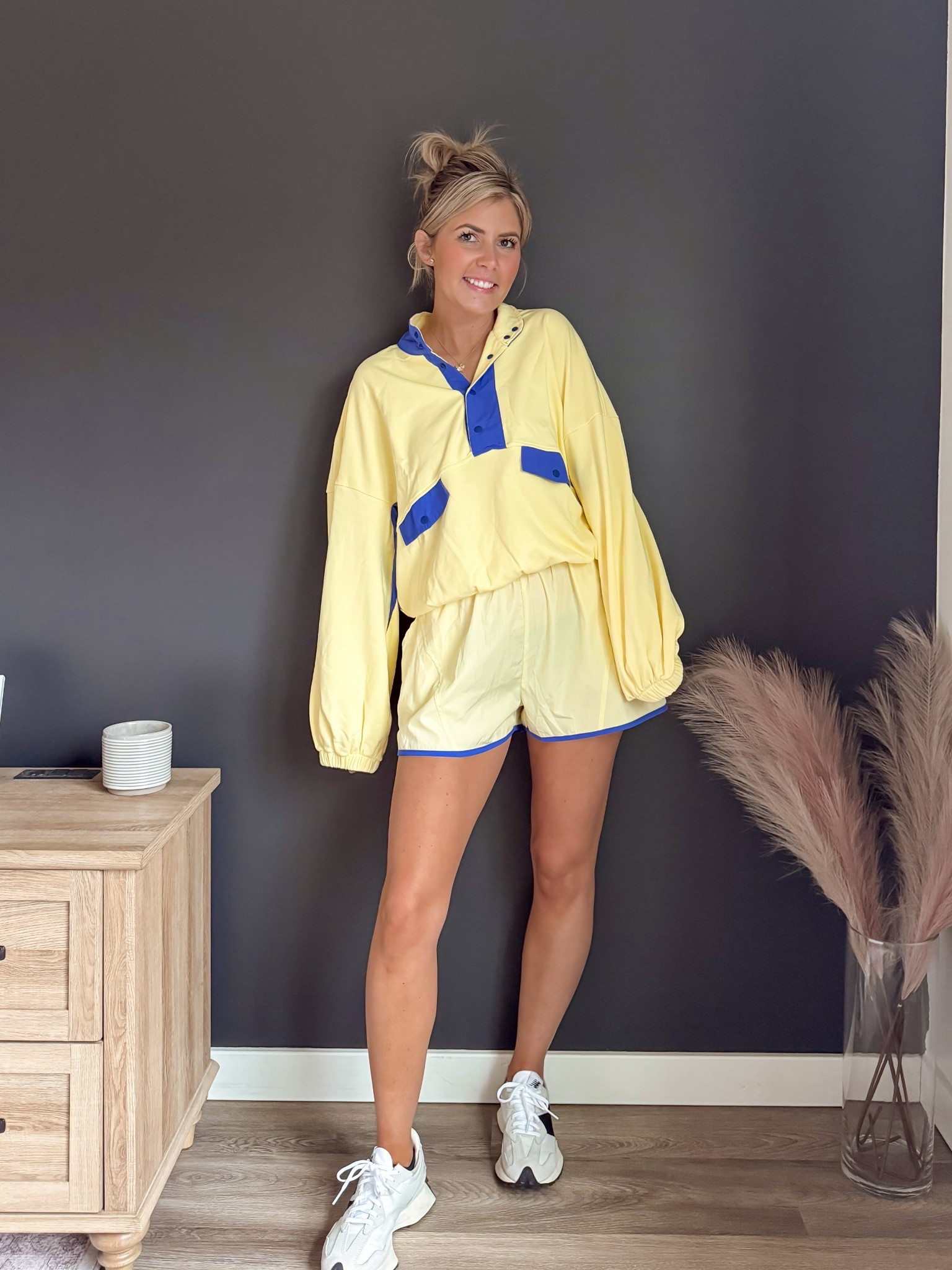 Free people look for less • the butter yellow and blue combo is my favorite! 