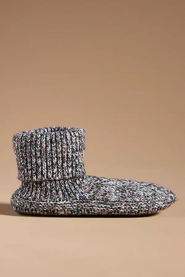 Bombas Sherpa-Lined Bootie Gripper Slippers | Anthropologie (US)