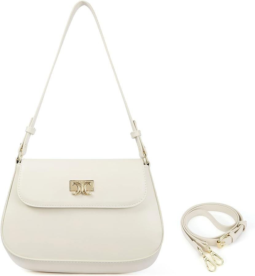 CLUCI Shoulder Bags for Women, Trendy Purse Cute Hobo Fashion Tote Small Handbag Mini Clutch Purse Vegan Leather | Amazon (CA)