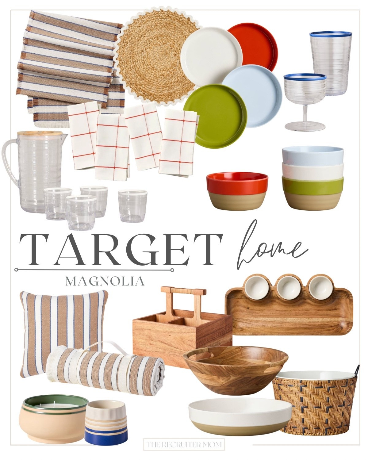 Summer dining made simple and so pretty — Magnolia at @Target  has everything you need for al fresco meals and backyard hangs. 🪵🌻

Loving the colorful melamine plates, acacia wood serving pieces, and that stripe picnic blanket for all the outdoor moments ahead.

#TargetHome #MagnoliaAtTarget #SummerEntertaining

#LTKSeasonal #LTKHome