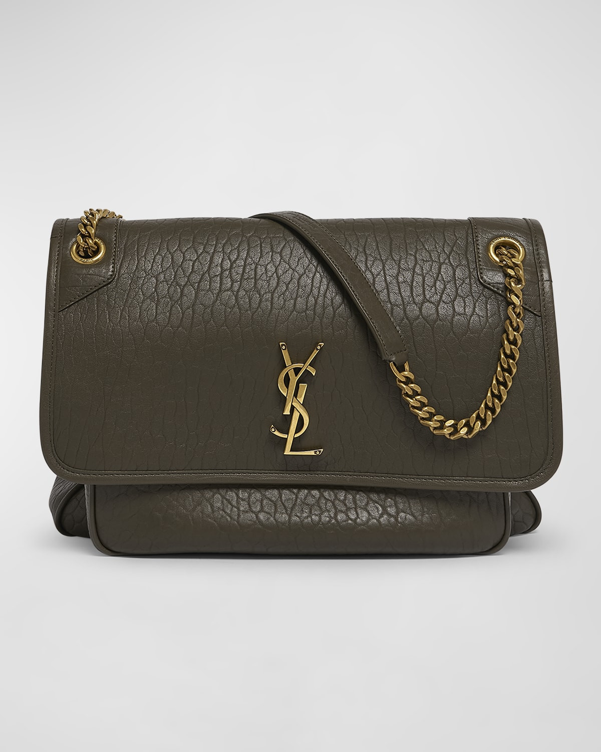 Niki Large YSL Crossbody Bag in Lambskin Leather | Neiman Marcus