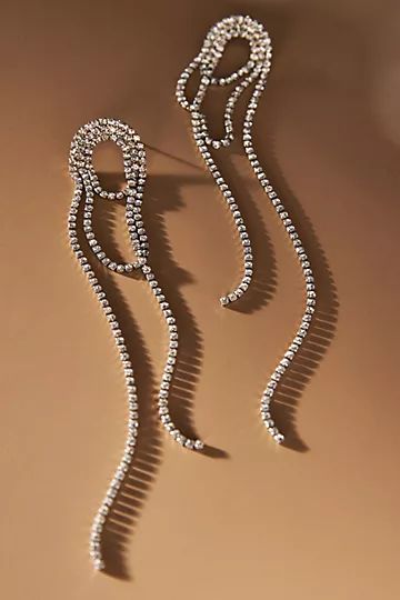 Shashi Crystal Loop Chandelier Earrings | Anthropologie (US)