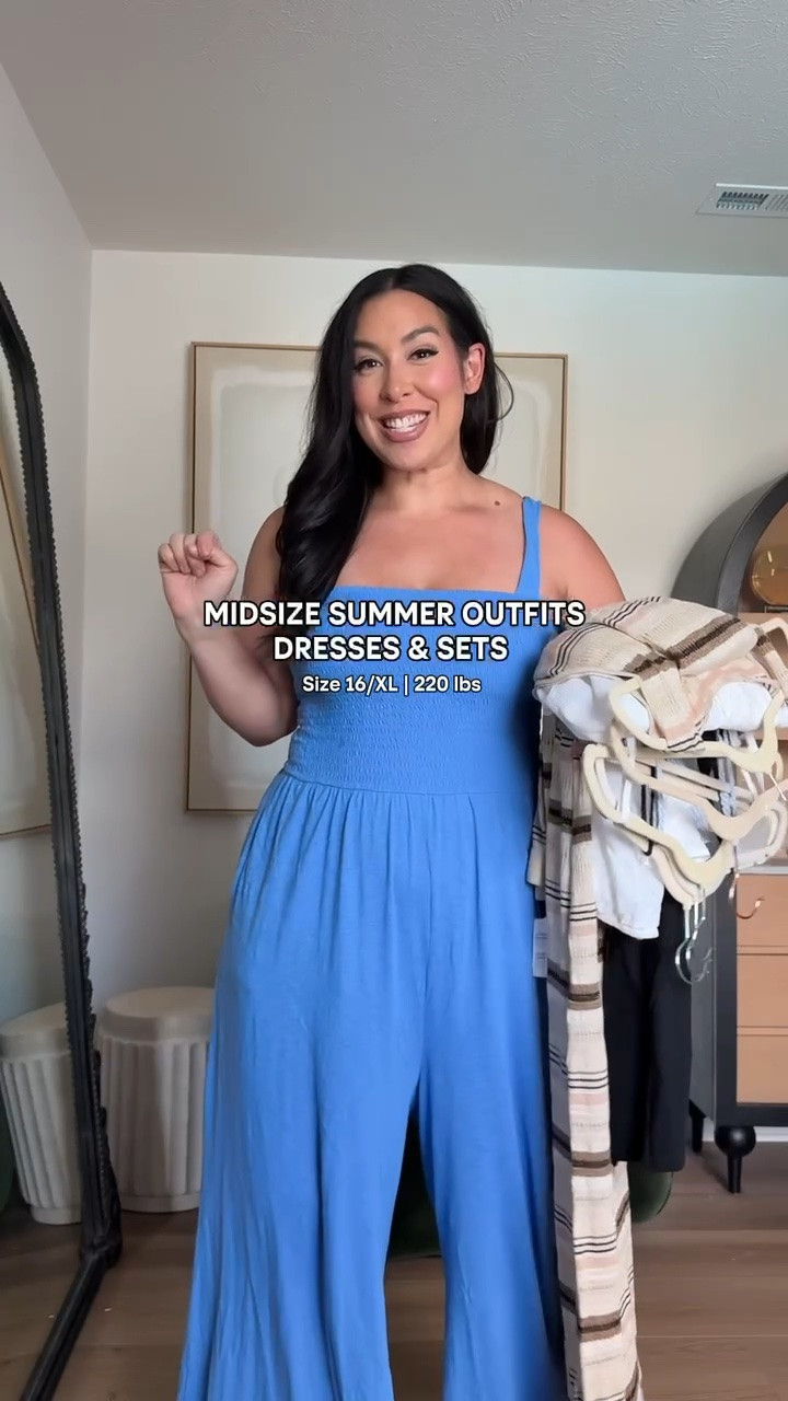 Midsize summer outfits, dresses, and sets ￼from @Aerie 🤍 size 14/16/XL
-
-
-
Midsize fashion, comfy outfit, jumpsuit, mom outfit, vacation, outfit, midsize swimwear, easy outfit

#LTKootd #LTKMidsize #LTKmomlife