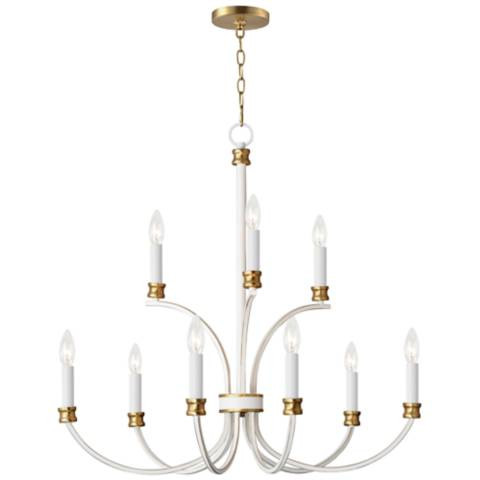 Charlton 9-Light Chandelier - #202P9 | Lamps Plus | Lamps Plus