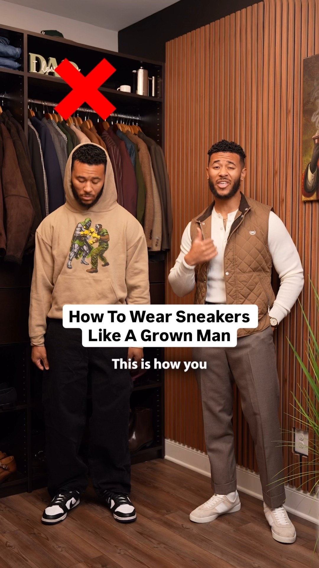 How to style your sneakers like a grown man 