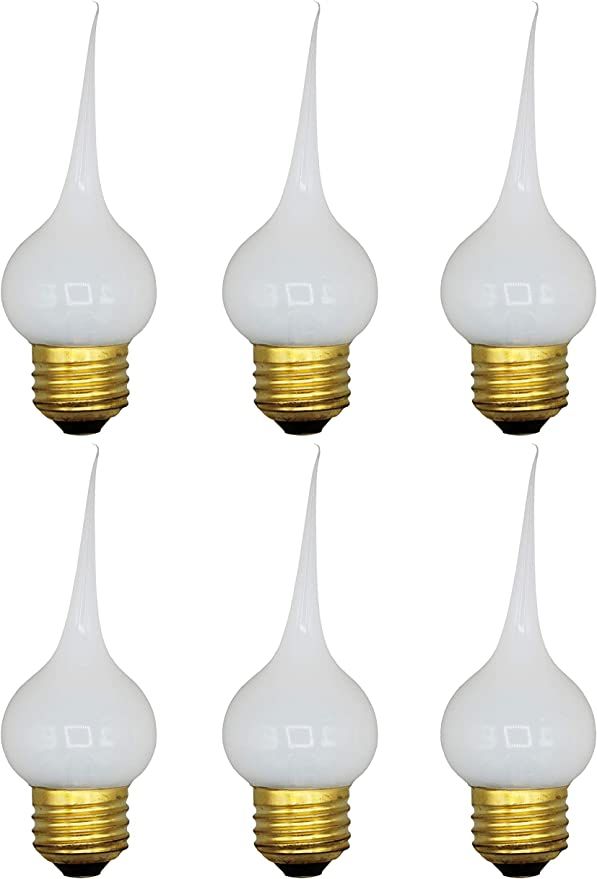 Creative Hobbies 7194WSA Large Medium Base Silicone Light Bulbs, 7.5 Watt, Individually Boxed, Wh... | Amazon (US)
