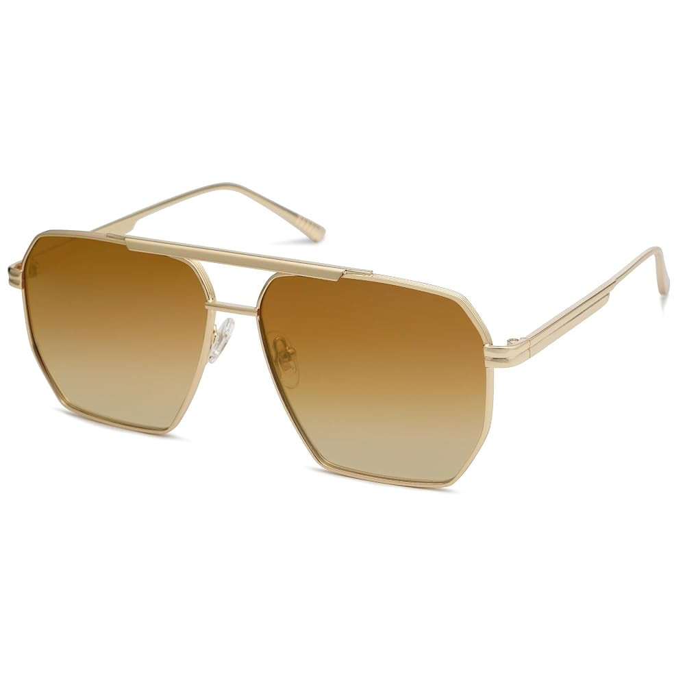 SOJOS Retro Oversized Square Polarized Sunglasses for Women Men Vintage Shades Classic Large Meta... | Amazon (US)