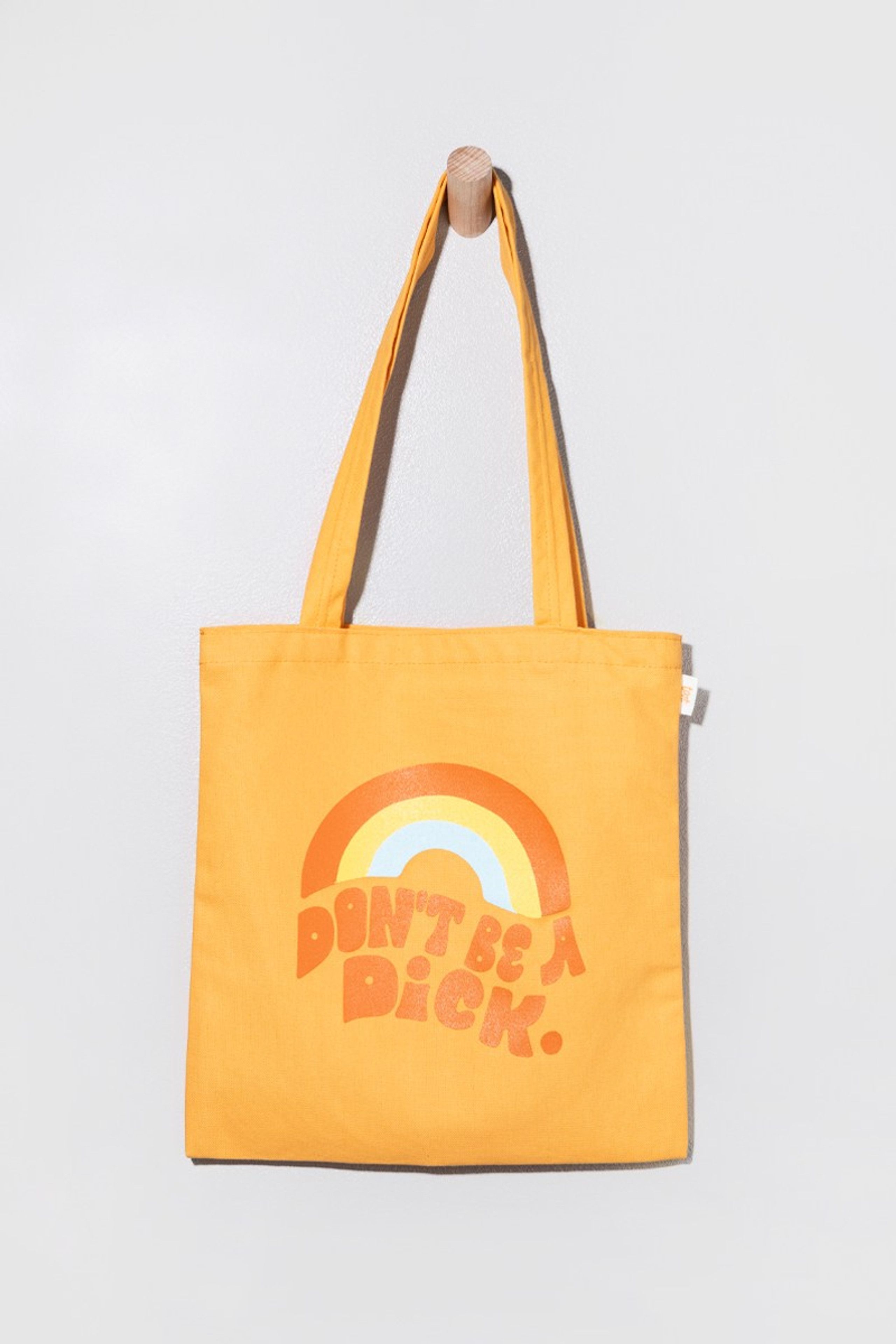 Dont Be A Dick Rainbow Tote | Francesca's