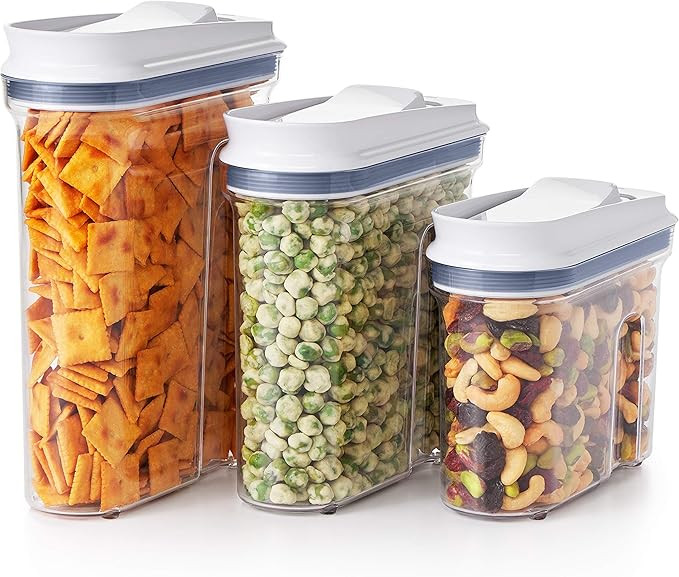 OXO Good Grips Mini All Purpose Dispenser Set - 3 Pack,Clear,3 Piece Mini Set | Amazon (US)