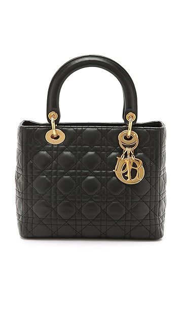 Small Dior Lady Dior Bag (Previously Owned) | Shopbop