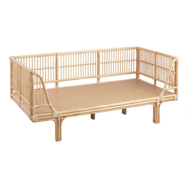 Honey Rattan Daybed Frame | World Market