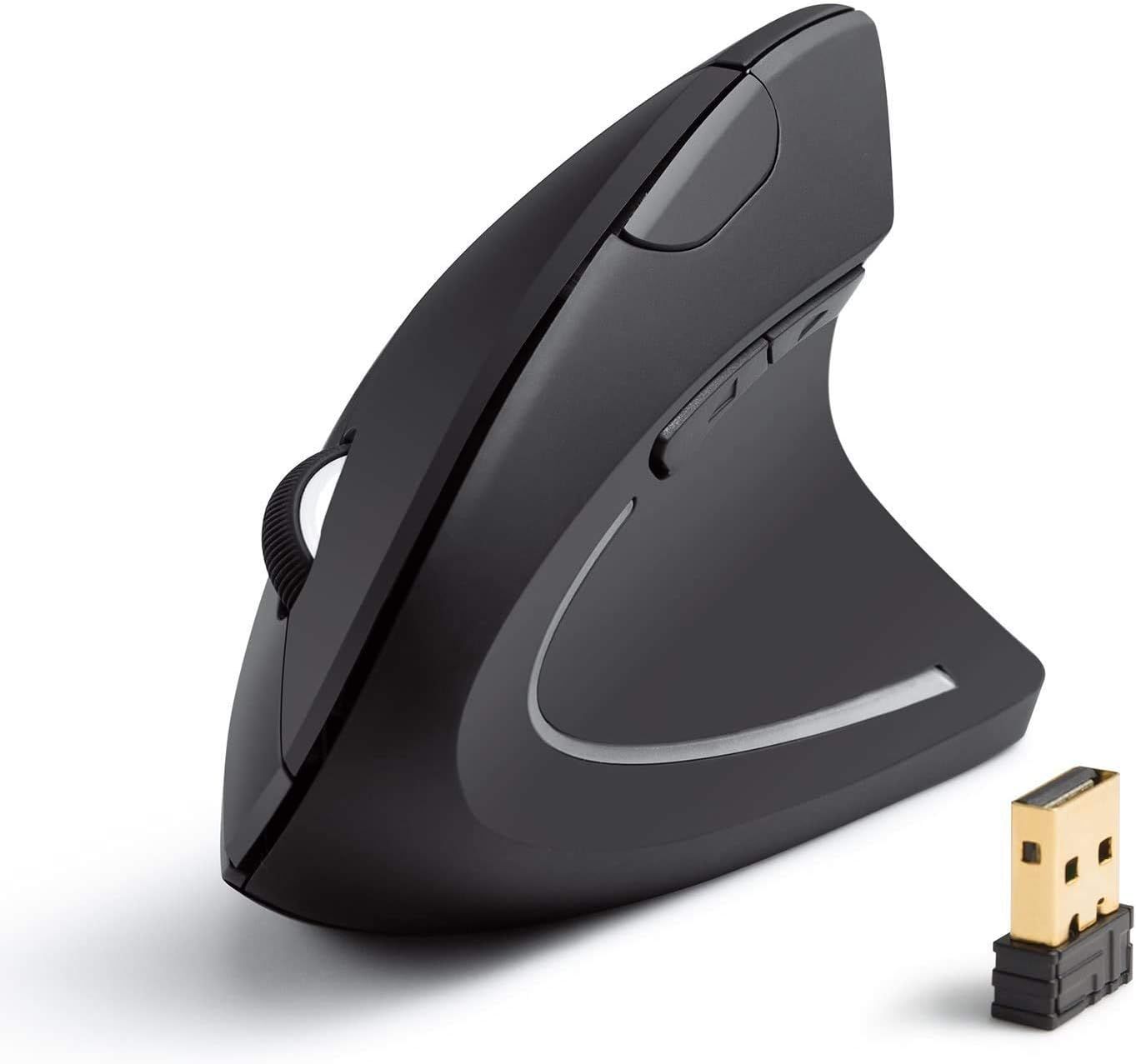 Anker 2.4G Wireless Vertical Ergonomic Optical Mouse, 800 / 1200 /1600 DPI, 5 Buttons for Laptop, De | Amazon (US)
