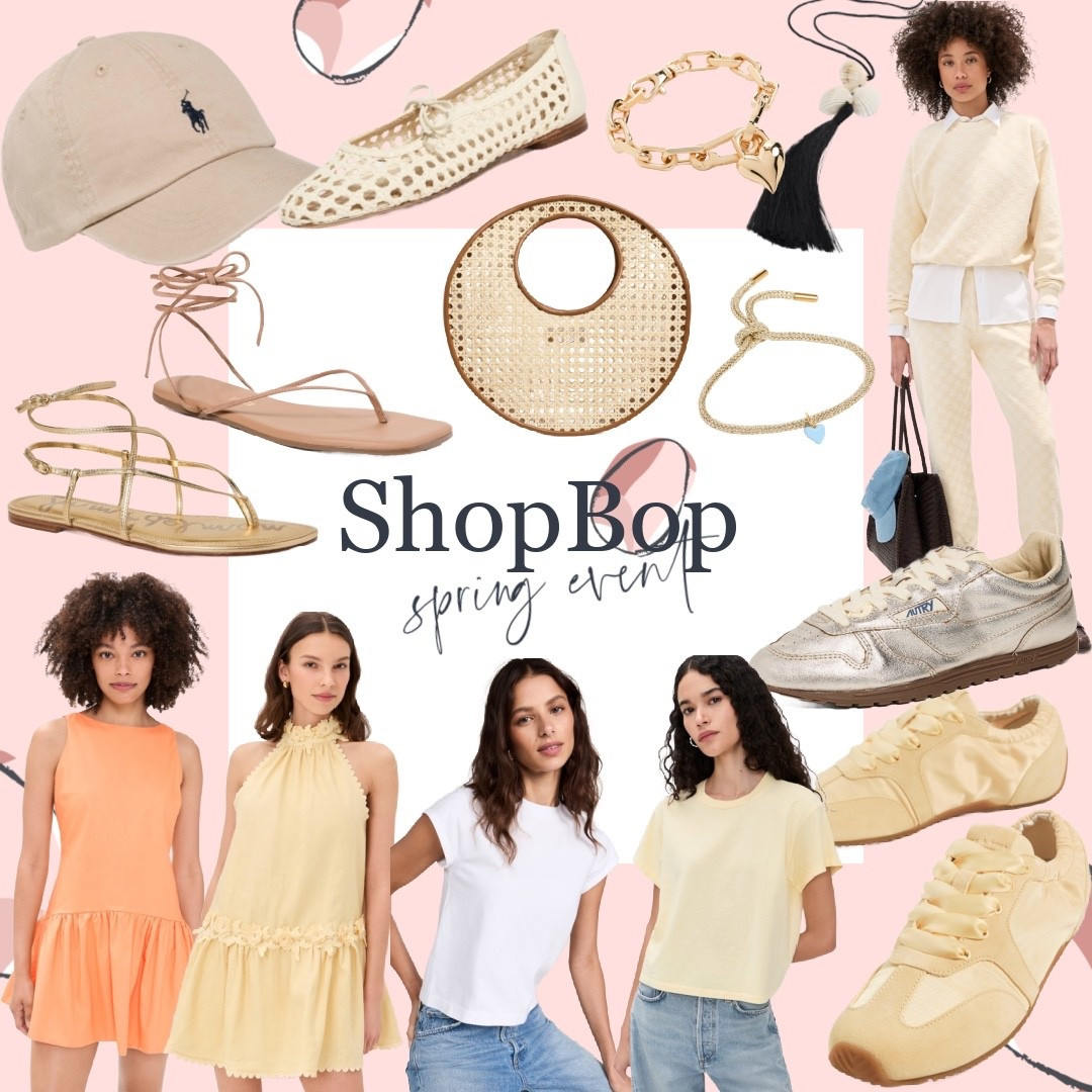 Shopbop spring event 🛍️ 
20% off ends 🔜 
Shop basics, summer must haves and accessories all on sale 

#LTKSaleAlert #LTKSeasonal #LTKootd