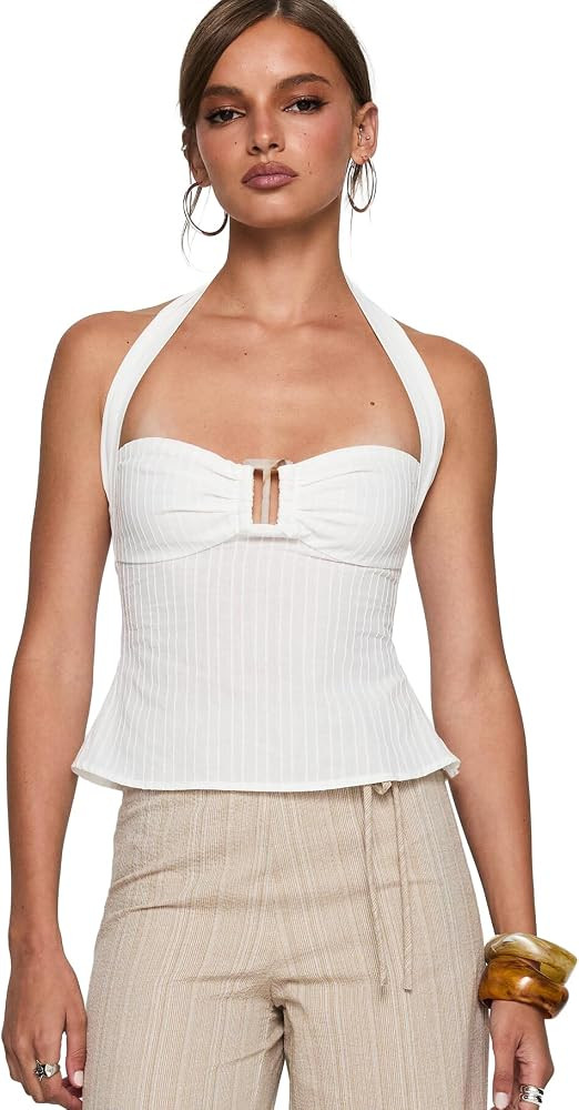 Princess Polly Isabetta Halter Top | Amazon (US)