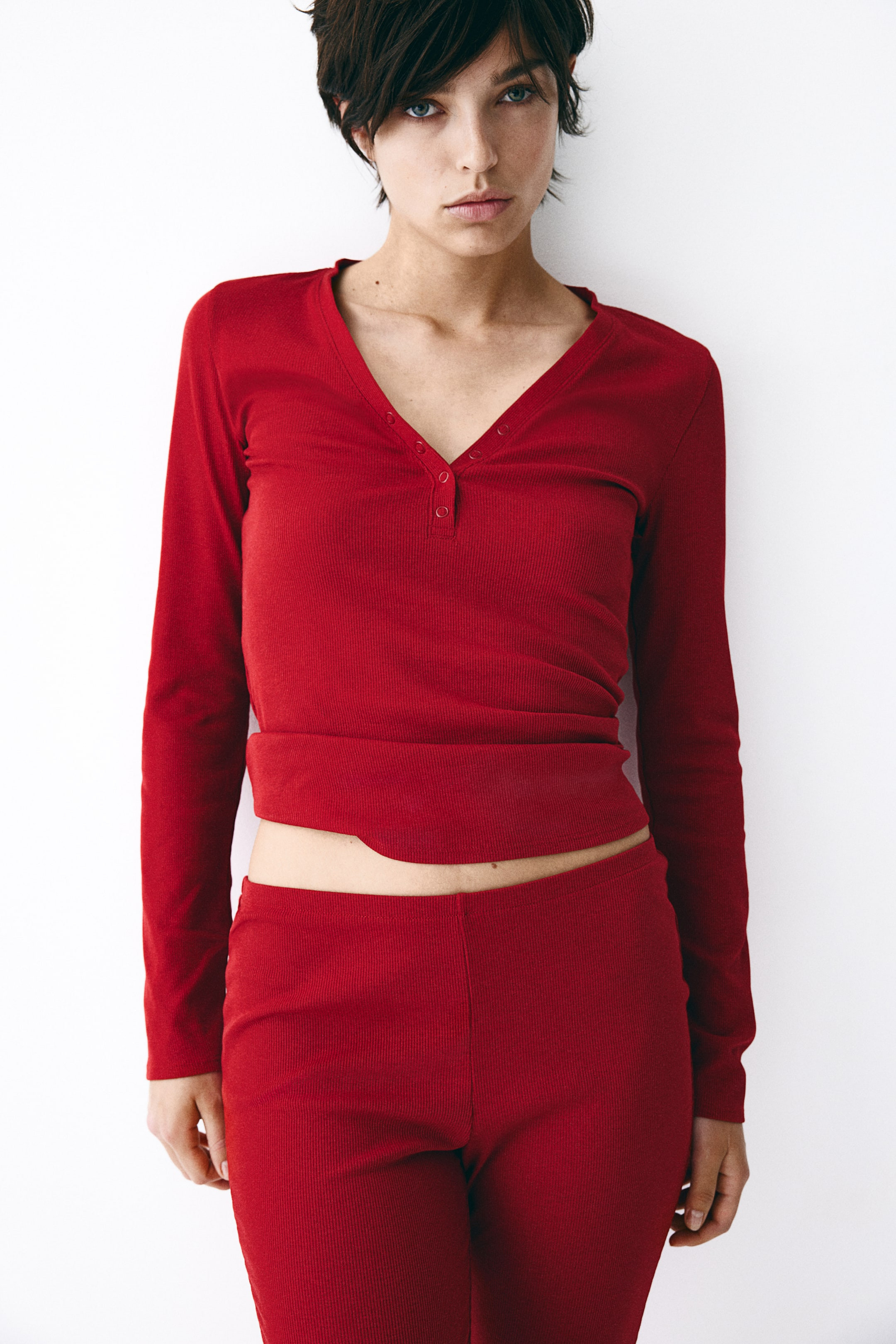 Ribbed Jersey Pajamas | H&M (US + CA)