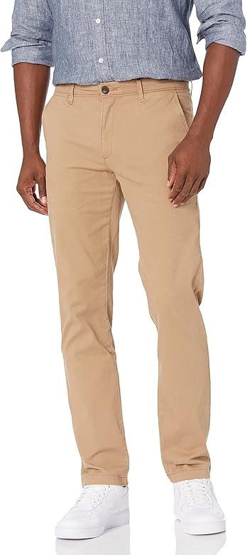 Amazon Essentials Men's Slim-Fit Casual Stretch Khaki Pant | Amazon (US)