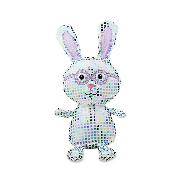 Easter Purple Disco Bunny Plush, 12 in, by Way To Celebrate - Walmart.com | Walmart (US)