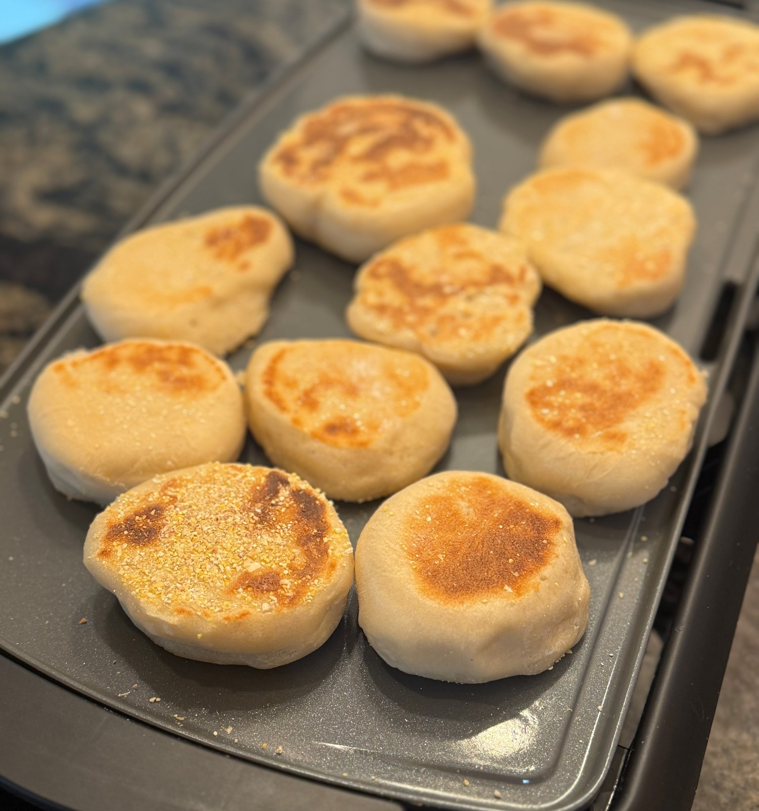 the better way to do English muffins… all at once! On a non tox griddle!

#LTKFindsUnder50 #LTKHome