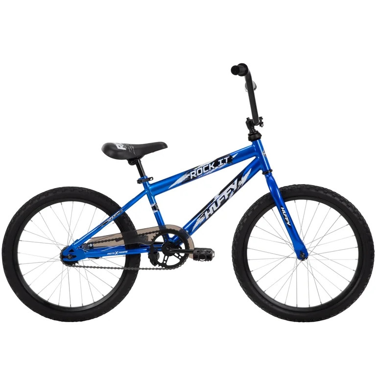 Huffy 20" Rock It Kids' Bike, Fits Riders 44"-56", Blue, Youth, Boys | Walmart (US)