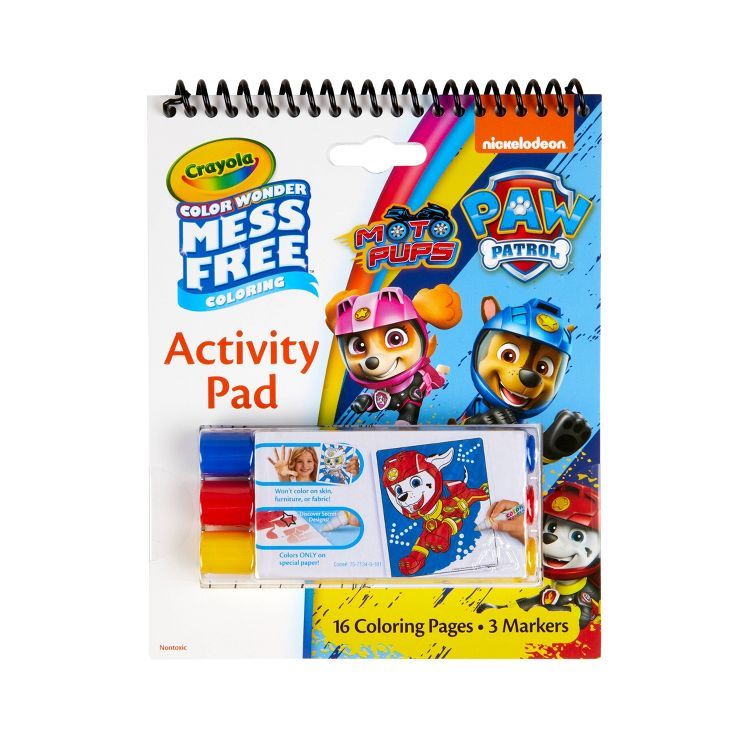 Crayola Color Wonder PAW Patrol Mess Free Coloring Activity Pad | Target