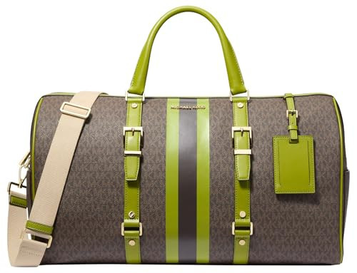 Michael Kors Bedford Travel Extra-Large Weekender Bag, Gold-Tone Hardware/Meadow Green | Amazon (US)