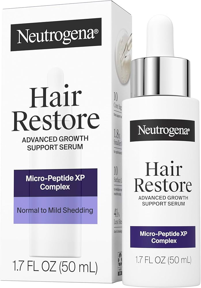 Neutrogena Hair Restore Hair and Scalp Serum Fragrance-Free, 1.7 fl oz | Amazon (US)