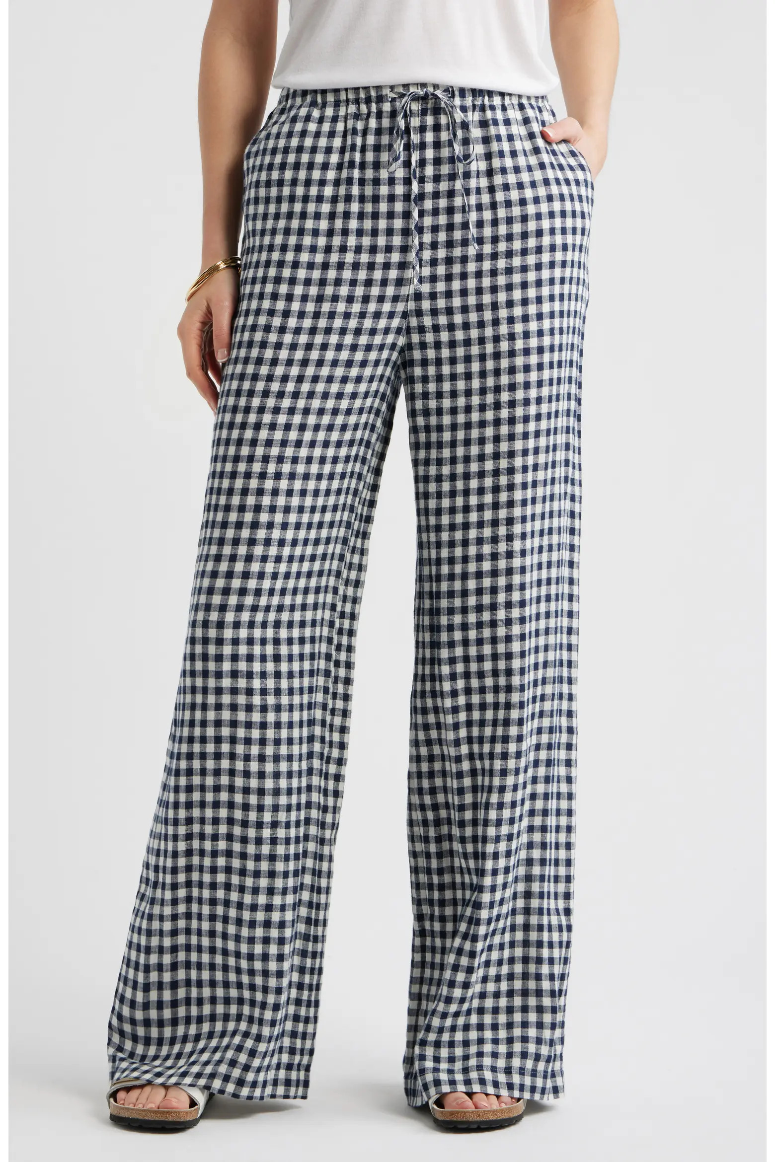 Easy Wide Leg Linen Pants (Women) | Nordstrom | Nordstrom