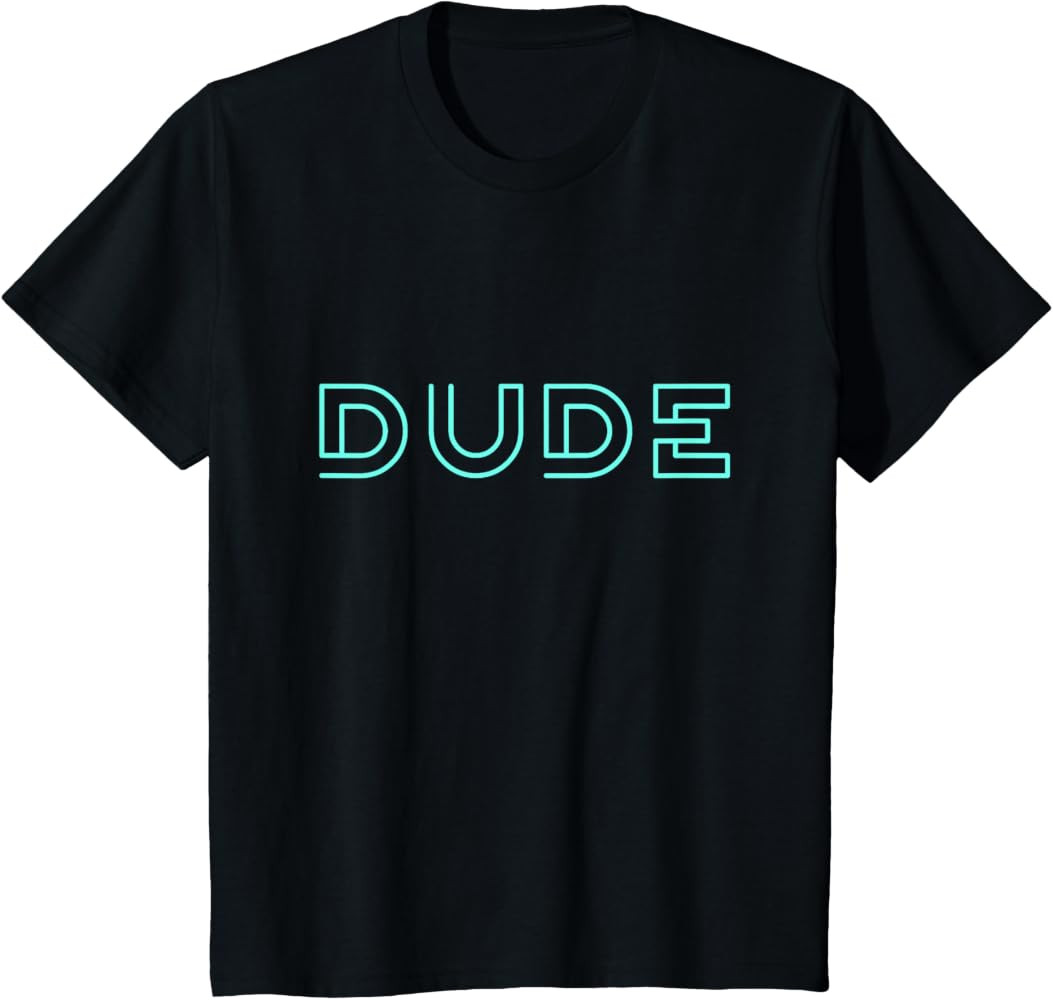 Dude Shirt and Birthday Dude Outfit for Youth Kids Boys Men T-Shirt | Amazon (US)