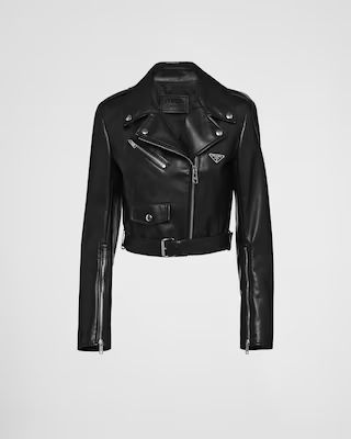 Bikerjacke aus Nappa-Leder | Prada Spa (EU + UK)