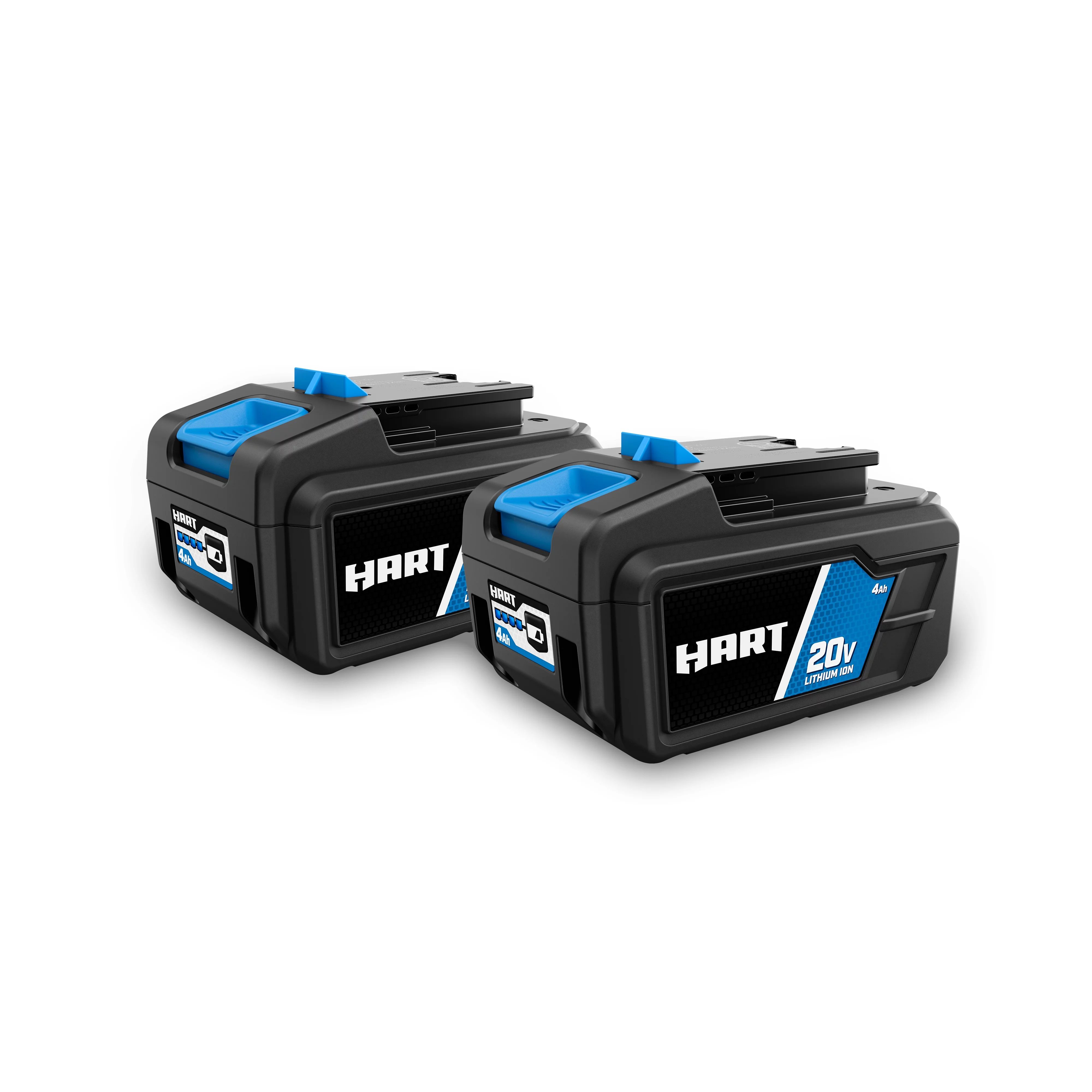 HART 2-pack 20-Volt Lithium-Ion 4.0Ah Batteries (Charger Not Included) - Walmart.com | Walmart (US)