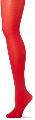Hue Women's Opaque Tight Sheer To Waist,Apple Red,1 | Amazon (US)