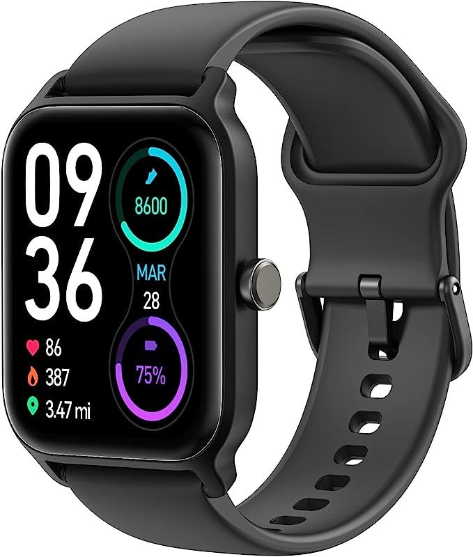 TOOBUR Smart Watch Alexa Built-in, 1.8" IP68 Waterproof Fitness Tracker with Heart Rate/Blood Oxy... | Amazon (US)