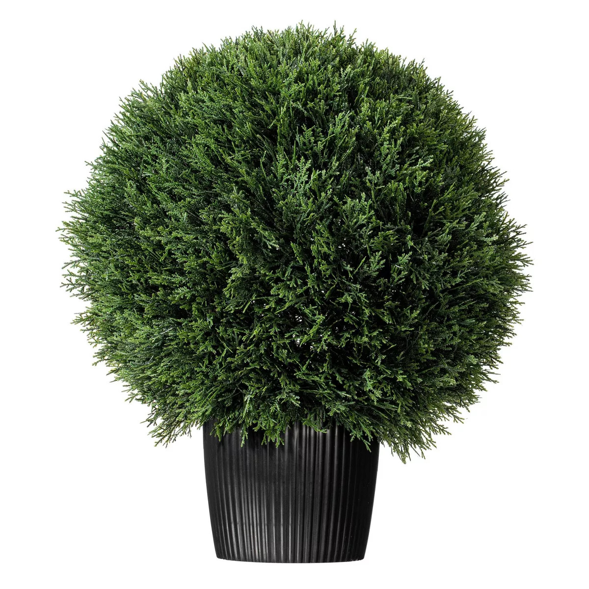 Artificial Cedar Ball In Pot UV (20") - Vickerman | Target