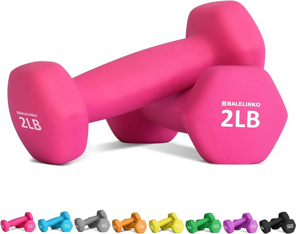 Balelinko Dumbbell Hand Weight Dumbbell Neoprene Coated Dumbbell for Home Gym Equipment Workouts ... | Amazon (US)
