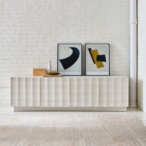 Luisa Media Carved Console (60"–80") | West Elm (US)