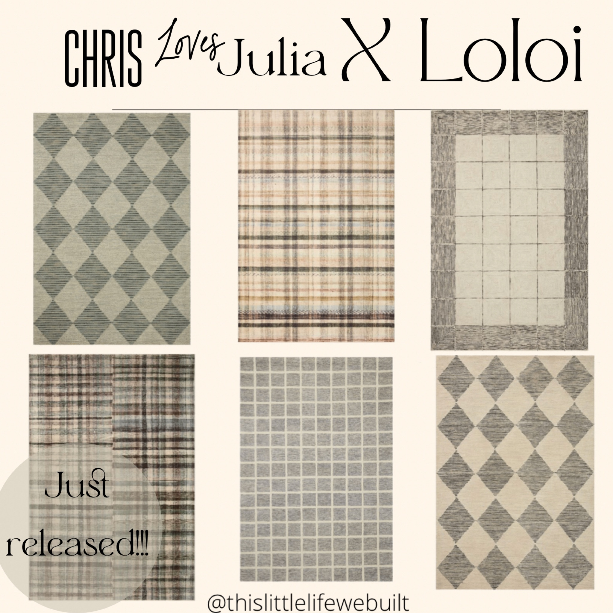 The newest collab just launched! Chris loves Julia for Loloi & I found them for y'all on sale!!
Home decor
Bedroom
Living room
Kitchen
Patio furniture 
Outdoor furniture 
Coffee table 
Dining table
Accent chair
Side chair
Entryway 
Bar stools
Counter stools
Kitchen stools 
Chandelier 
Dining room
Target decor 
TheLittleLifeWeBuilt
Living Room Rug
Studio Mcgee target
King Bed
Gallery Wall

#LTKsalealert #LTKhome #LTKSale